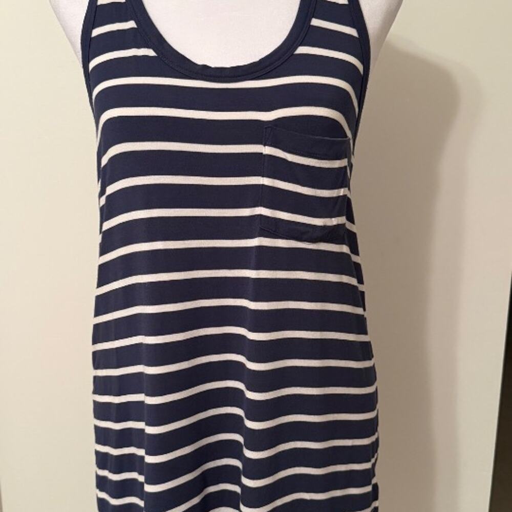 American Eagle Soft & Sexy Striped Pocket Racerback Tank Top